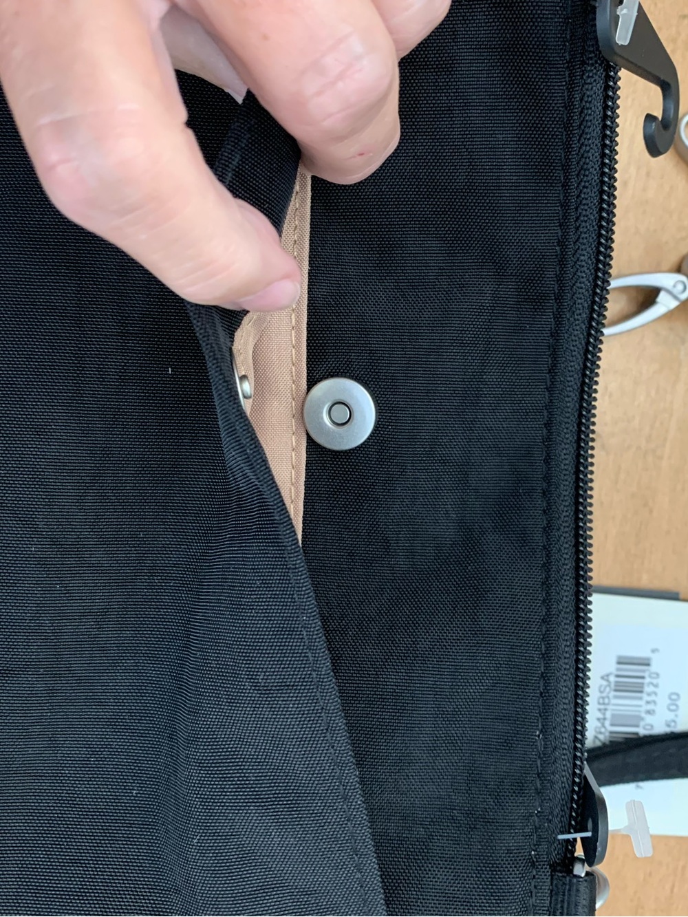 Baggallini Crossbody Black Plaza Mini Bag - Picture 6 of 11